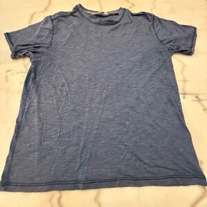 Casual Blue Short Sleeve Men's Tee